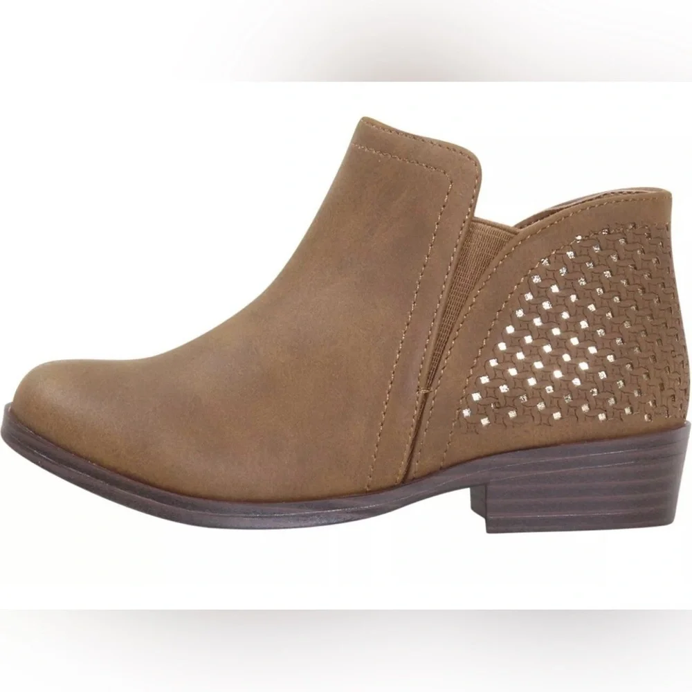 Mia Kids Little/Big Girl's Darlette Ankle Boots Cognac